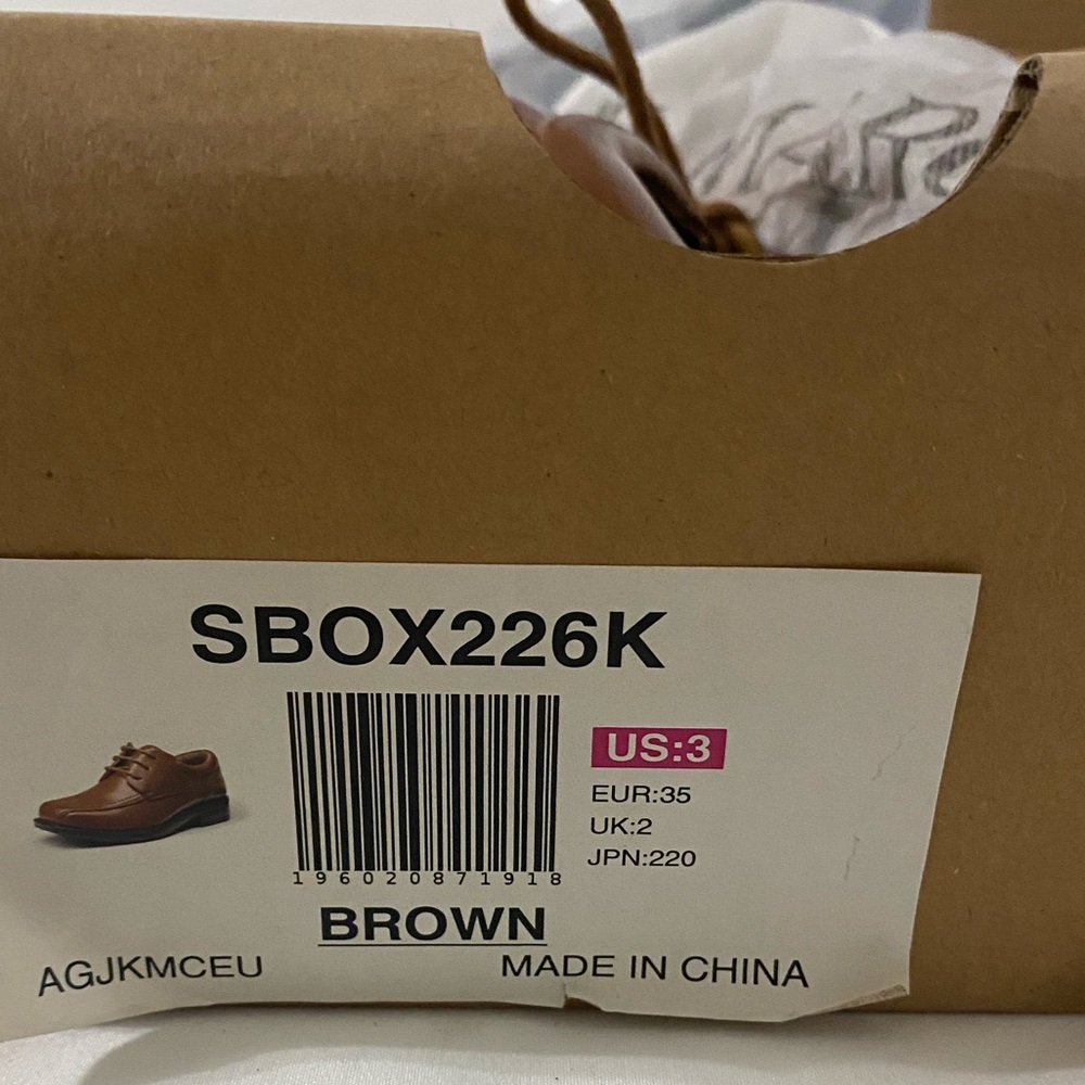 Bruno Marc Boy's Classic Oxfords Dress Shoes
Size 3 
SBOX226K
Brown - Picture 9 of 12